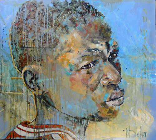 PETIT PECHEUR by Nadine Defer, 회화 for Sale on Singulart