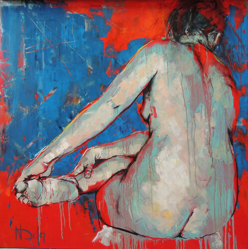 NU DE DOS di Nadine Defer, Pittura in vendita su Singulart