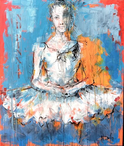 ballerine 7 (2019) by Nadine Defer, Painting for Sale on Singulart