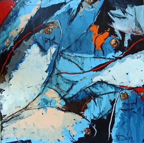 LA MER di Nadine Defer, Pittura in vendita su Singulart