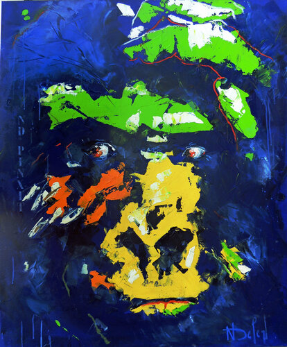 GORILLE by Nadine Defer, Painting for Sale on Singulart