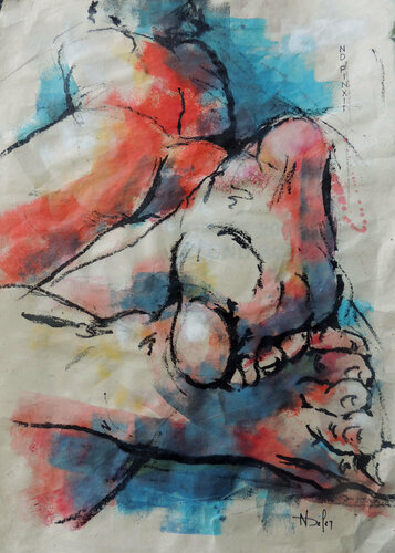 Pose 1 von Nadine Defer, Werk auf Papier kaufen auf Singulart