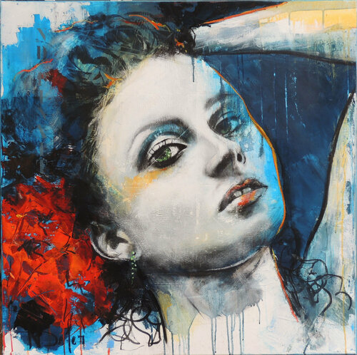 REGARD IBÉRIQUE by Nadine Defer, 회화 for Sale on Singulart