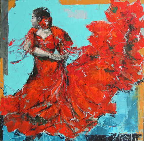 BAILARINA de Nadine Defer, Pintura a la venta en Singulart