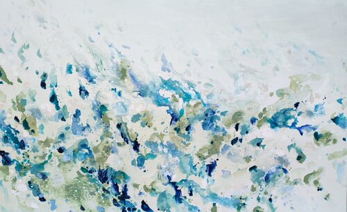 Melodías entre aguas transparentes van Laura Alonso, Schilderij te koop op Singulart