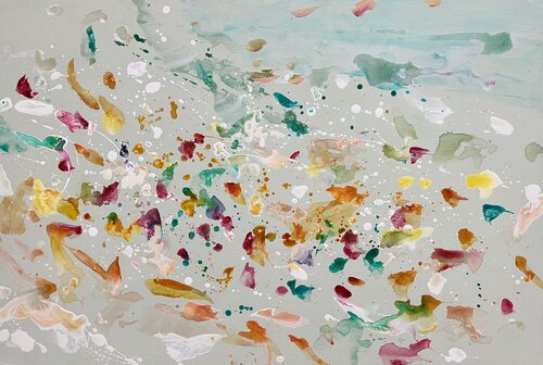 Colourful wishes van Laura Alonso, Schilderij te koop op Singulart