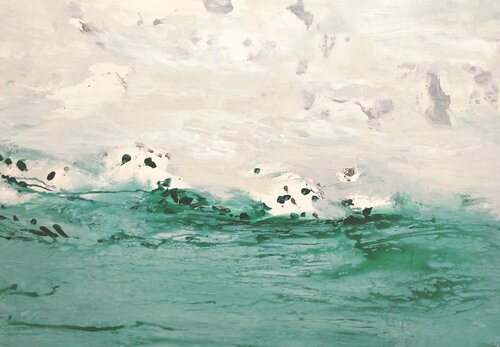 El mar dentro de mí van Laura Alonso, Schilderij te koop op Singulart