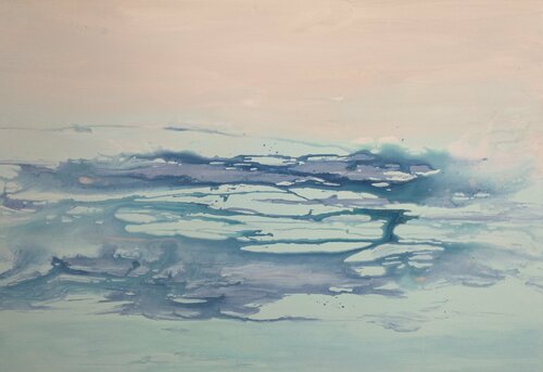 Aguas en el cielo van Laura Alonso, Schilderij te koop op Singulart