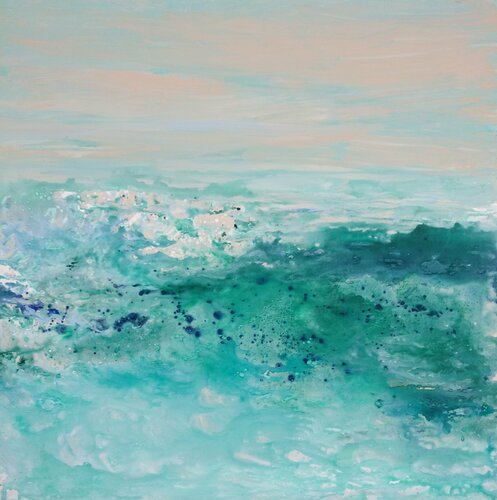 "Vientos que agitan el mar" van Laura Alonso, Schilderij te koop op Singulart