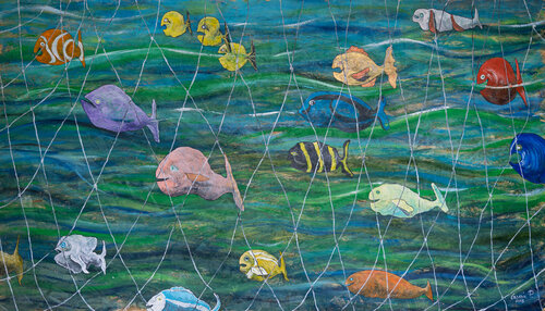 In Rete von Piero Casarin, Malerei kaufen auf Singulart