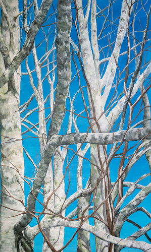 Pioppi Argentati van Piero Casarin, Schilderij te koop op Singulart