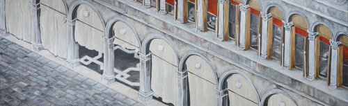 Piazza San Marco par Piero Casarin, Peinture en vente sur Singulart