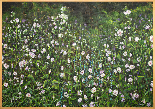 Occhi Rosa by Piero Casarin, 油畫 for Sale on Singulart