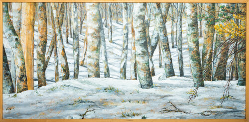 Quiete d'Inverno by Piero Casarin, 油畫 for Sale on Singulart