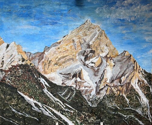 Nantelòu - Antelao von Piero Casarin, Malerei kaufen auf Singulart