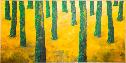 Alberi Verdi di Piero Casarin, Pittura in vendita su Singulart