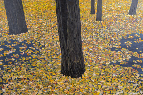 Autunno dorato di Piero Casarin, Pittura in vendita su Singulart