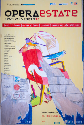 Opera Estate par Piero Casarin, Peinture en vente sur Singulart