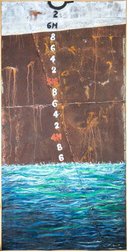 Old Boat di Piero Casarin, Pittura in vendita su Singulart