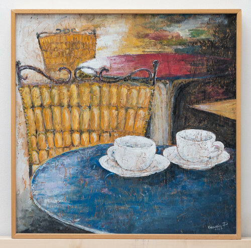 PAUSA CAFFE' di Piero Casarin, Pittura in vendita su Singulart