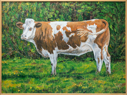 Alpeggio al Pian dei Buoi     (Dolomiti Unesco Veneto Italy von Piero Casarin, Malerei kaufen auf Singulart