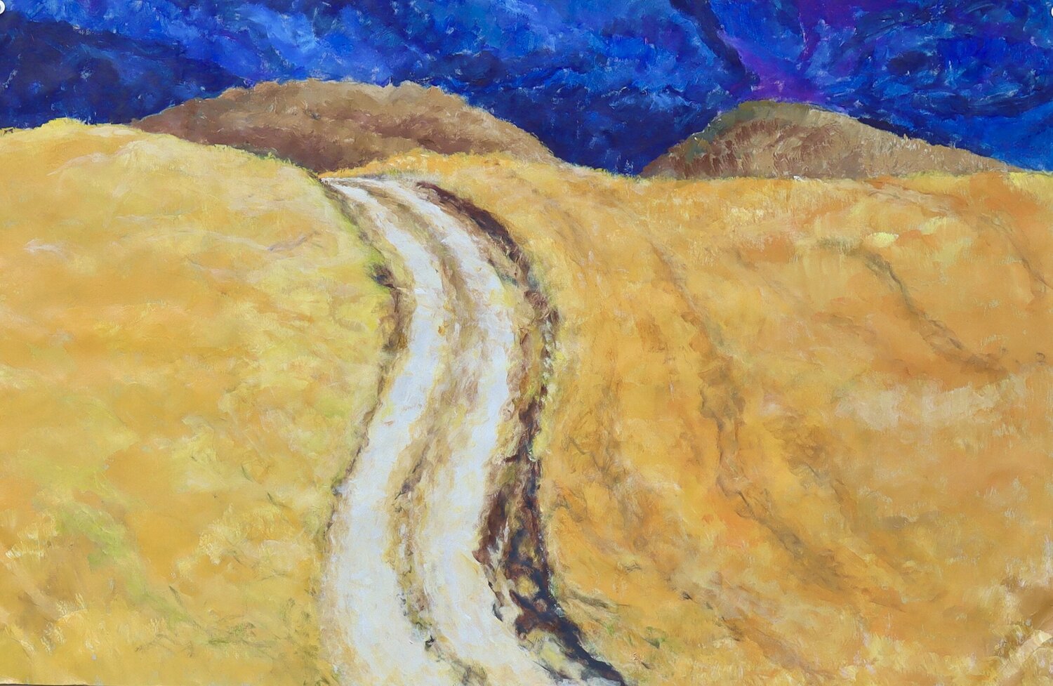 Arsura - Agrigento Sicilia Italy Piero Casarin Originalgemälde zu verkaufen