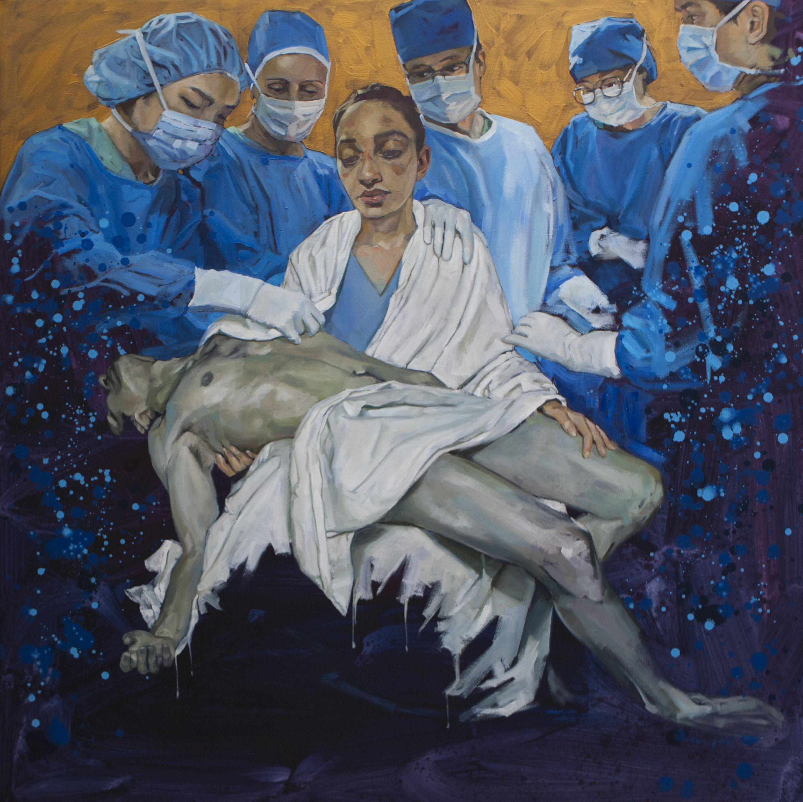 Thema pieta Gemälde
