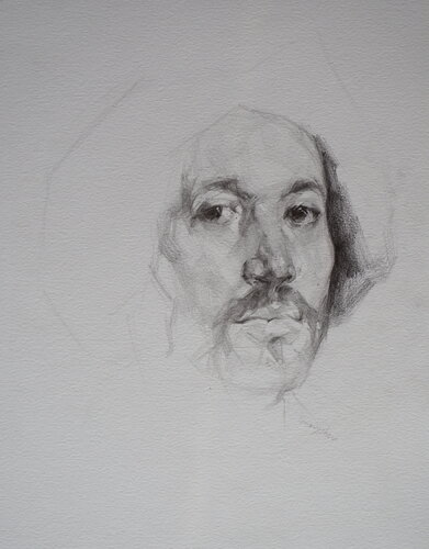 Juan de Pareja di Oleksii Gnievyshev, Disegno in vendita su Singulart
