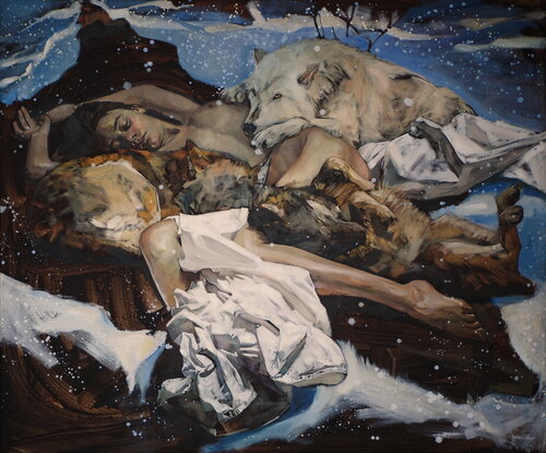 Wolfswärme von Oleksii Gnievyshev, Malerei kaufen auf Singulart