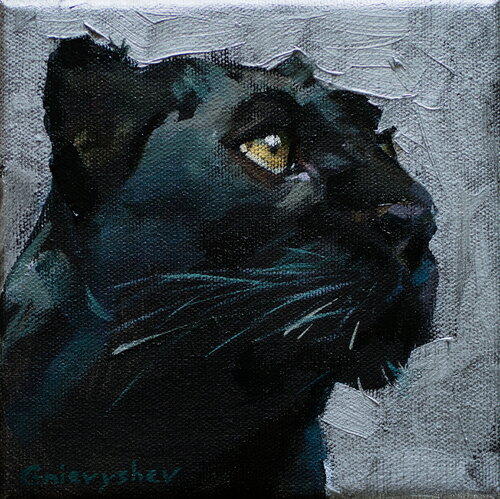 Panther-Porträt Oleksii Gnievyshev