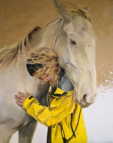 The Warmth of Connection par Oleksii Gnievyshev, Peinture en vente sur Singulart