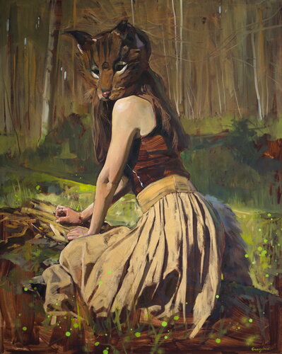Amethyst par Oleksii Gnievyshev, Peinture en vente sur Singulart
