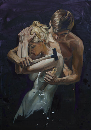 Pygmalion par Oleksii Gnievyshev, Peinture en vente sur Singulart