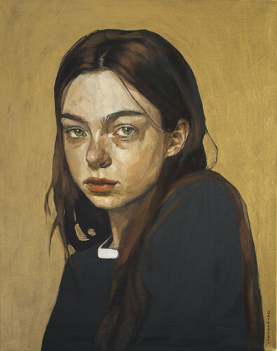 Goldenes Porträt van Oleksii Gnievyshev, Schilderij te koop op Singulart