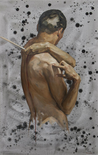 St. Sebastian par Oleksii Gnievyshev, Peinture en vente sur Singulart