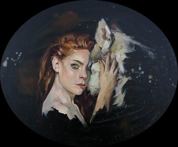Diana und Wolf Oleksii Gnievyshev