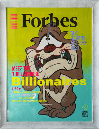 Forbes Magazine Cover #1 van JoGis Art, Schilderij te koop op Singulart