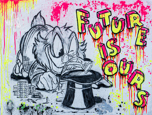 Future is ours van JoGis Art, Schilderij te koop op Singulart