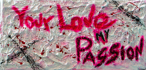 YOUR LOVE MY PASSION par JoGis Art, Peinture en vente sur Singulart