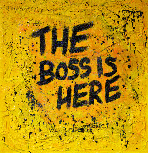 The Boss Is Here par JoGis Art, Peinture en vente sur Singulart