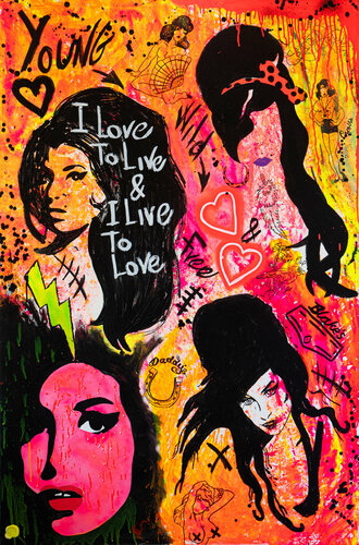 Wild Amy par JoGis Art, Peinture en vente sur Singulart
