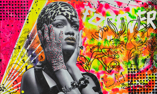 Savage for Rihanna van JoGis Art, Schilderij te koop op Singulart