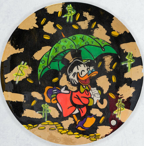 It's Raining Money van JoGis Art, Schilderij te koop op Singulart