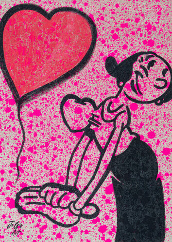 Love Olivia van JoGis Art, Schilderij te koop op Singulart