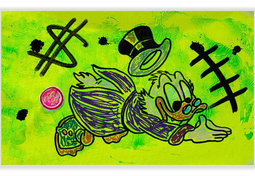 Tío Gilito par JoGis Art, Peinture en vente sur Singulart