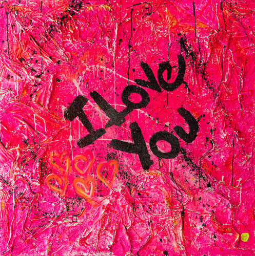 I love you van JoGis Art, Schilderij te koop op Singulart