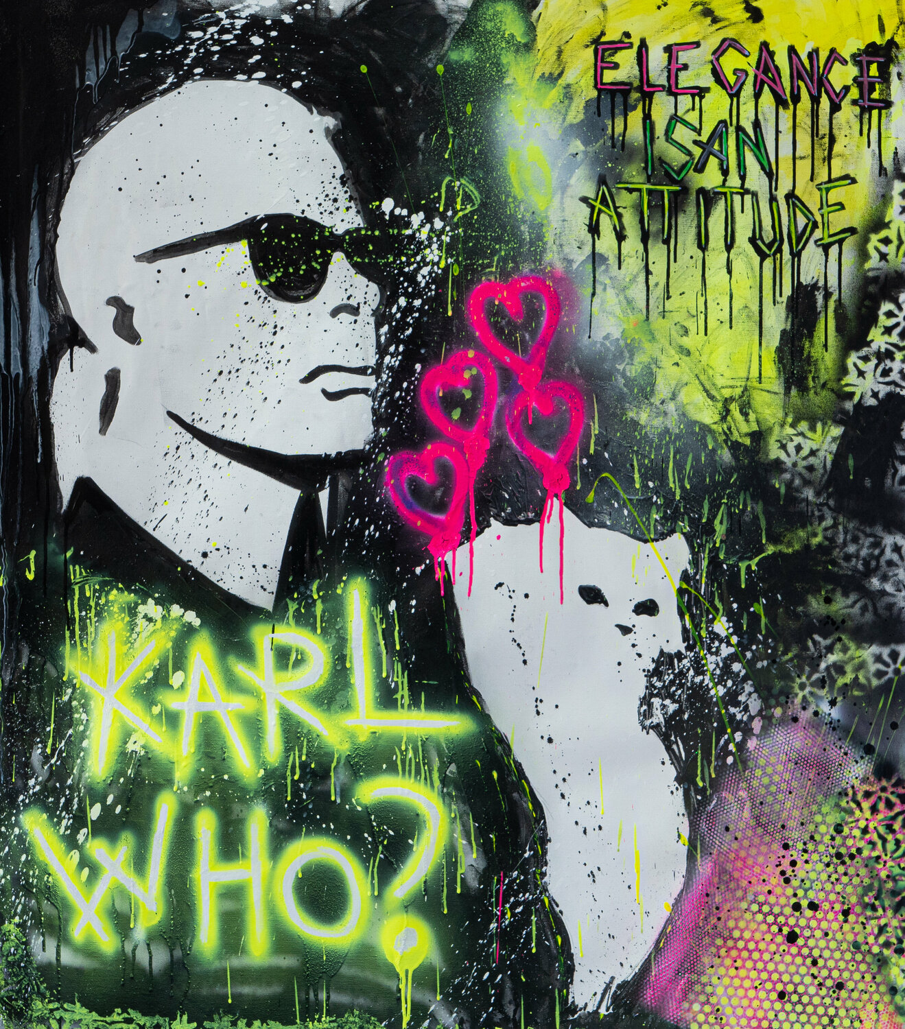 Attitude - Karl Lagerfeld JoGis Art
