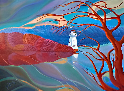 Scarlet Wind di Yüksel Hassan, Pittura in vendita su Singulart
