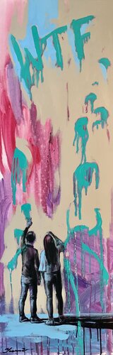 WTF van Yaroslav Yasenev, Schilderij te koop op Singulart