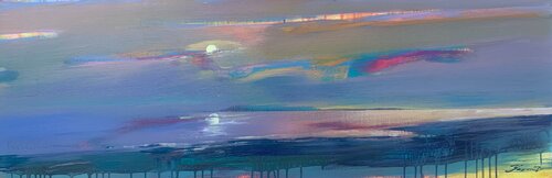 Violet sunset van Yaroslav Yasenev, Schilderij te koop op Singulart